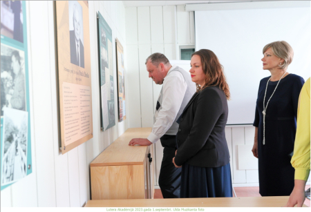 Dr.Paula Žibeika memoriālās auditorijas ekspozīcija